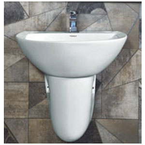 Wash Basin Half Pedestal