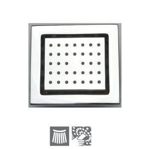 Body Shower 130x120mm Rectangular Shape