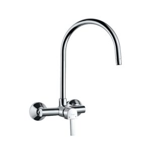 Single Lever Sink Mixer With Swinging Spout