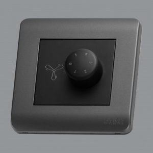 Orange 5Step Hum Free Fan Controller-Gun Metallic