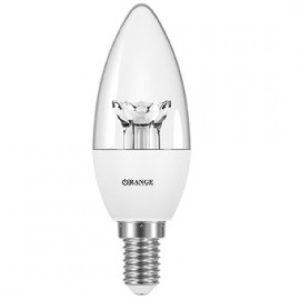 Orange Candle Light Screw Type 5W Warm White