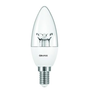 Orange Candle Light E14 Screw Type 5W Warm White